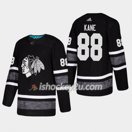 Mænd NHL Chicago Blackhawks Trøje Patrick Kane 88 Sort 2019 All-Star Adidas Authentic